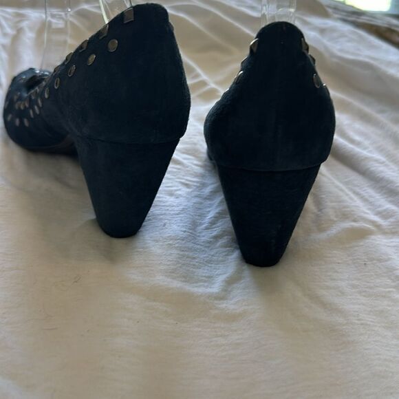 Kenneth Cole heels denim suede size 8.5 excellent condition - Picture 12 of 16